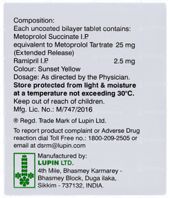 Ramistar M Xl 25 Tablet 10 Ramistar M Xl 25 Tablet 10