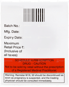Ramistar M Xl 50 Tablet 10