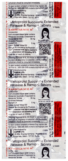 Ramistar M Xl 50 Tablet 10