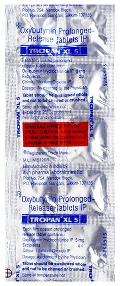 Tropan Xl 5 Tablet 10 Tropan Xl 5 Tablet 10