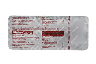 Vinicor Xl 100 MG Tablet Xl 10