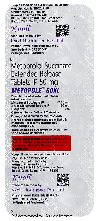 Metopole 50 Xl Tablet 10