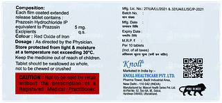 Prazonol 5 Xl Tablet 10