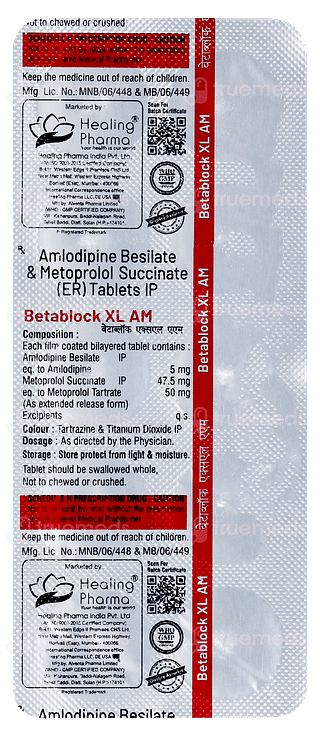 Betablock Xl Am Tablet 10