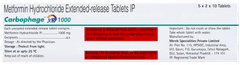 Carbophage Xr 1000 Tablet 10