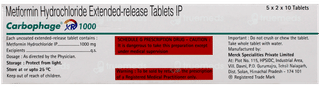 Carbophage Xr 1000 Tablet 10