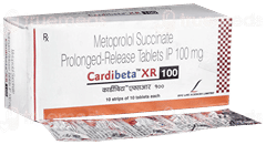 Cardibeta 100 Mg Tablet Xr 10