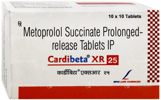 Cardibeta Xr 25 Tablet 10