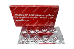 Clavidur 1000/62.5 MG Tablet Xr 10