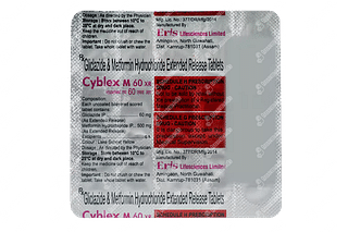 Cyblex M 60/500 MG Tablet Xr 15