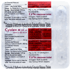 Cyblex M 60 Xr Tablet 15 Cyblex M 60 Xr Tablet 15