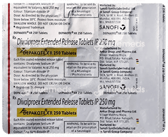 Depakote Xr 250 Tablet 15 Depakote Xr 250 Tablet 15