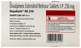 Depakote Xr 250 Tablet 15