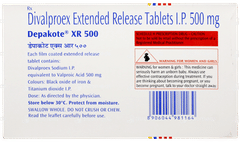 Depakote Xr 500 Tablet 15 Depakote Xr 500 Tablet 15