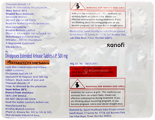 Depakote Xr 500 Tablet 15