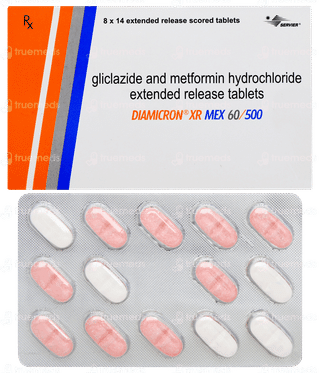 Diamicron Xr Mex 500 Tablet 14