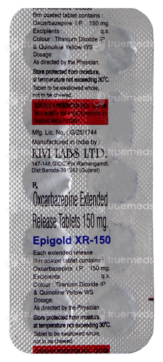 Epigold 150mg Tablet Xr 10