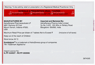 Kombiglyze Xr 5mg/1000mg Tablet 7