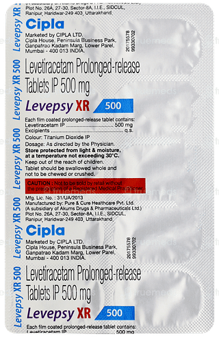 Levepsy Xr 500 Tablet 10