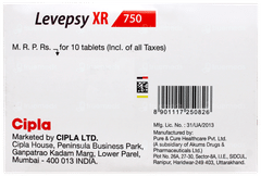 Levepsy Xr 750 Tablet 10 Levepsy Xr 750 Tablet 10