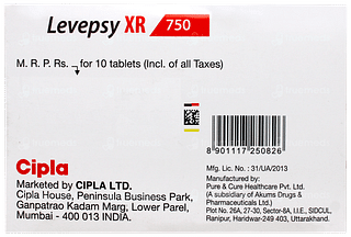 Levepsy Xr 750 Tablet 10