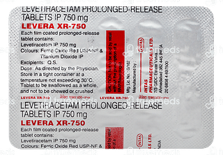 Levera 750 MG Tablet Xr 10