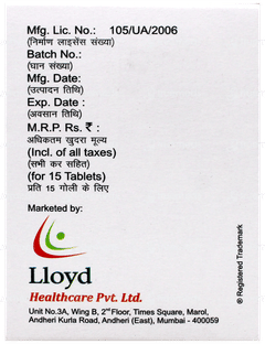 Loyzide 60 Xr Tablet 15 Loyzide 60 Xr Tablet 15