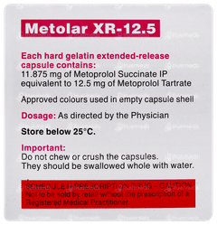 Metolar Xr 12.5 Capsule 15