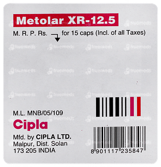 Metolar Xr 12.5 Capsule 15