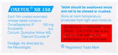 Oxetol Xr 150 Tablet 10 Oxetol Xr 150 Tablet 10