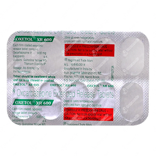 Oxetol Xr 600 MG Tablet Er 10