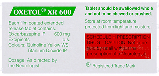 Oxetol Xr 600 Tablet 10