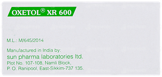 Oxetol Xr 600 Tablet 10