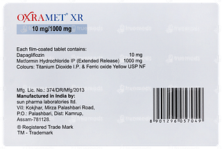 Oxramet Xr 10mg/1000mg Tablet 7