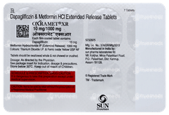 Oxramet Xr 10mg/1000mg Tablet 7 Oxramet Xr 10mg/1000mg Tablet 7