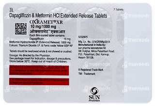 Oxramet Xr 10mg/1000mg Tablet 7