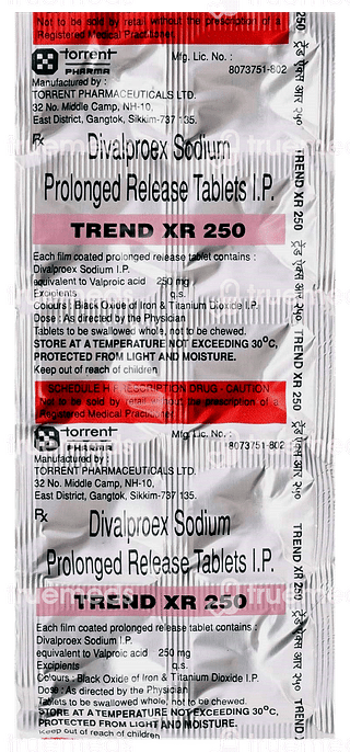 Trend 250 MG Tablet Xr 10