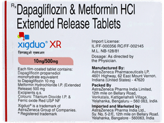 Xigduo Xr 10mg/500mg Tablet 7 Xigduo Xr 10mg/500mg Tablet 7