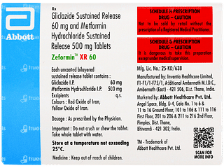 Zeformin Xr 60 Tablet 10