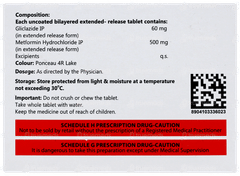 Glizid M Xr 60 Tablet 10 Glizid M Xr 60 Tablet 10