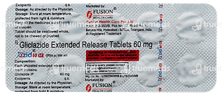 Xzid 60 MG Xr Tablet 10