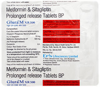 Glura M Xr 500 Tablet 15