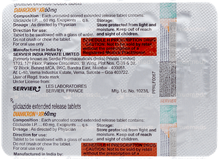 Diamicron Xr 60mg Tablet 15