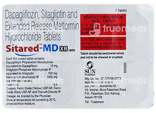 Sitared Md Xr 1000 MG Tablet Er 7