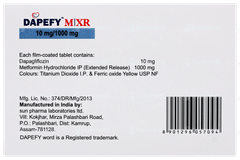 Dapefy M Xr 10mg/1000mg Tablet 7 Dapefy M Xr 10mg/1000mg Tablet 7