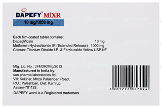 Dapefy M Xr 10mg/1000mg Tablet 7