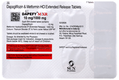 Dapefy M Xr 10mg/1000mg Tablet 7 Dapefy M Xr 10mg/1000mg Tablet 7