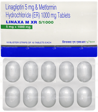 Linaxa M Xr 5/1000 Tablet 10