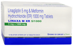 Linaxa M Xr 5/1000 Tablet 10