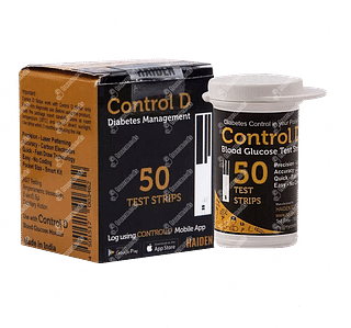 Control D Blood Glucose Test Strip 50